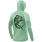 Palmyth Fishing Hoodie for Men UPF 50+ Sun Protection Long Sleeve UV Shirts Breathable Quick-Dry