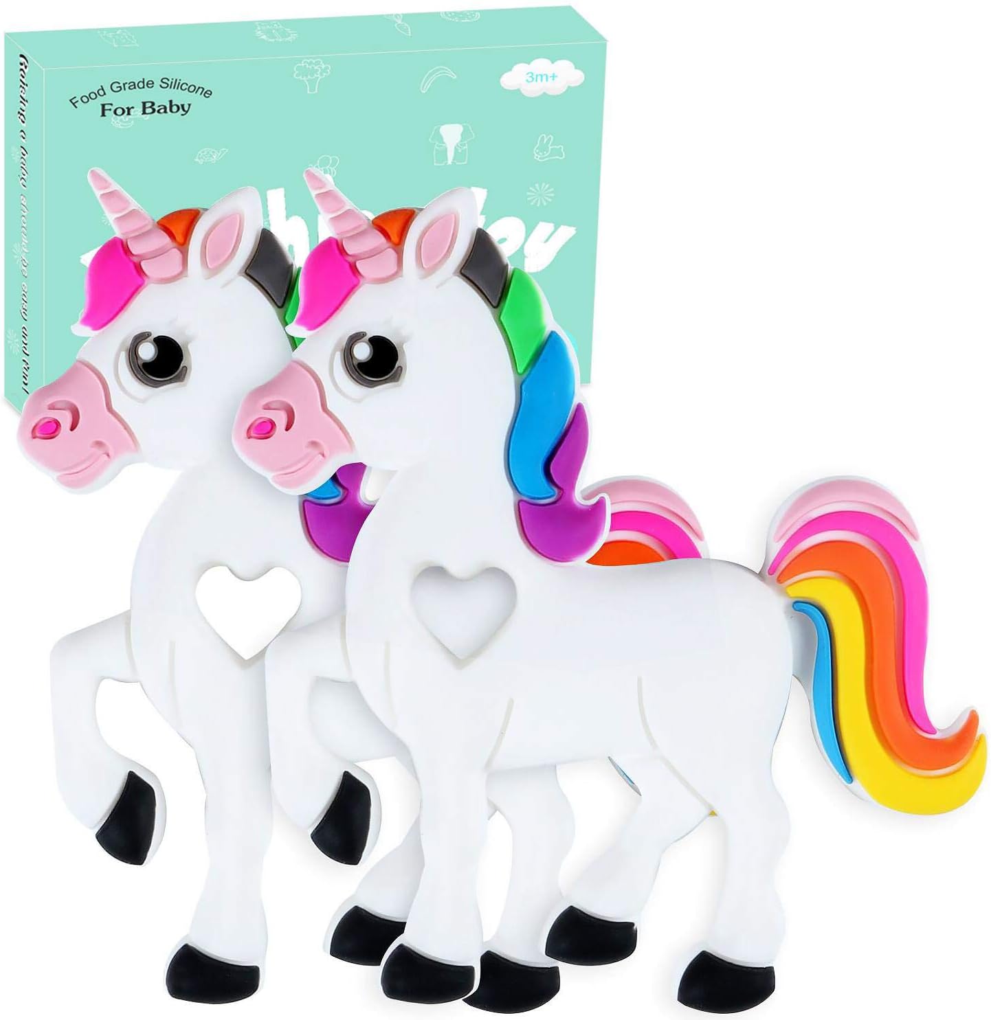 unicorn teething toy