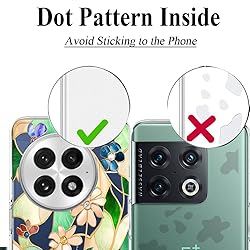 Unov Case Compatible with OnePlus 13R 5G Clear with