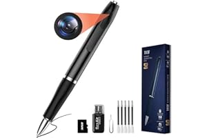 ohatan Mini Hidden HD 1080P Video Pen, Spy Gear Body Camera Portable Camera Pen for Business Meetings and Security【 Supports up to 256GB SD Card】