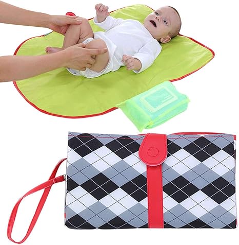 portable changing mat with storage