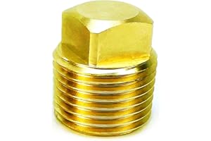 SPURICK 1/2" NPT Solid Brass Drain Plugs commonly Used in Boat Hulls, 2 Pack Solid Brass Boat Hull Spare Garboard Drain Plug for Bayliner Four Winns Glastron Larson Sea Ray Starcraft and Many Other Models…