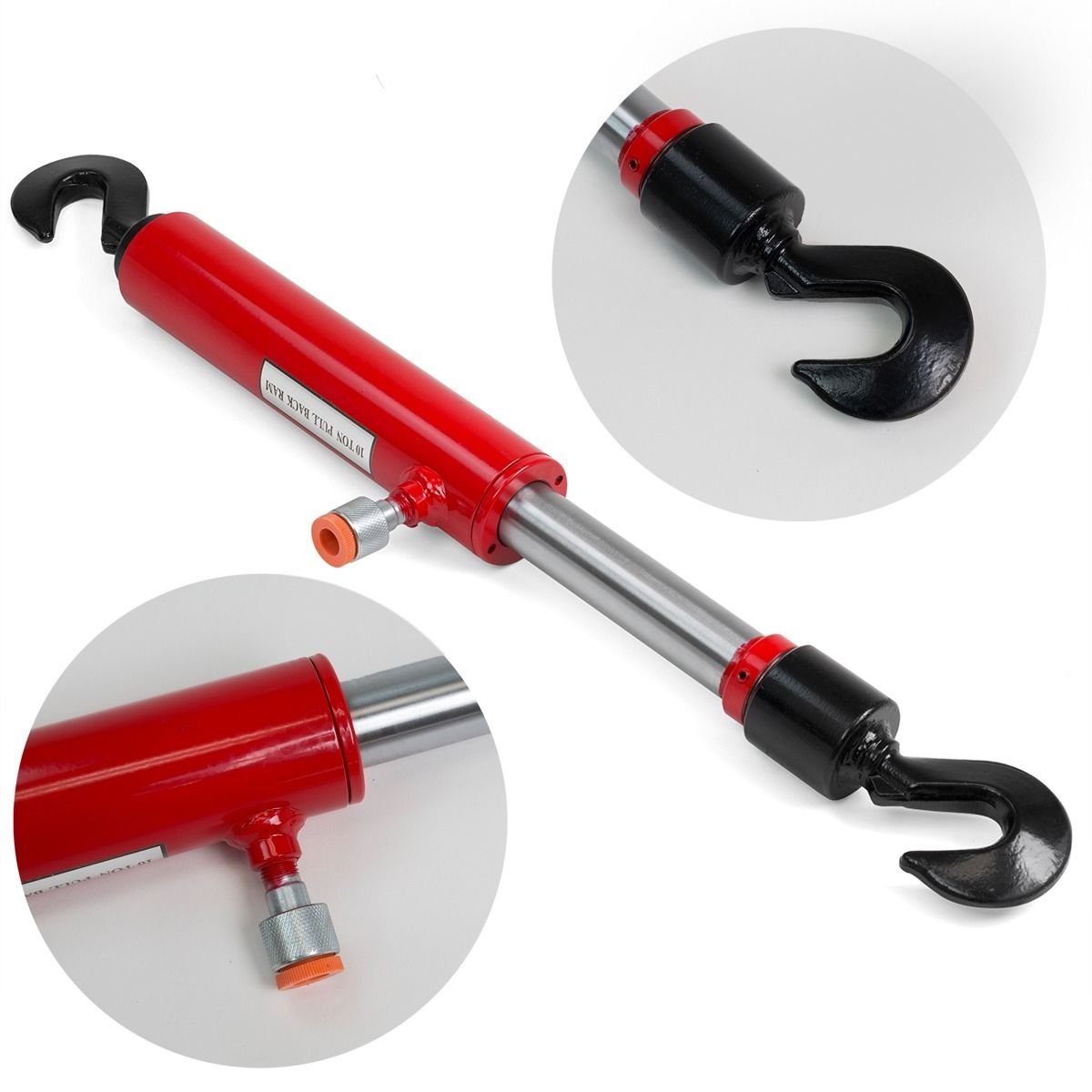 Auto Lifts & Frame Machines 26" LONG 10 TON PULL BACK RAM PORTA POWER