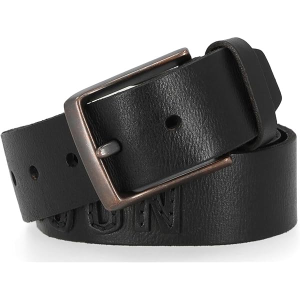 Harley-Davidson Men's Grunge H-D Logo Repeat Genuine Leather Belt