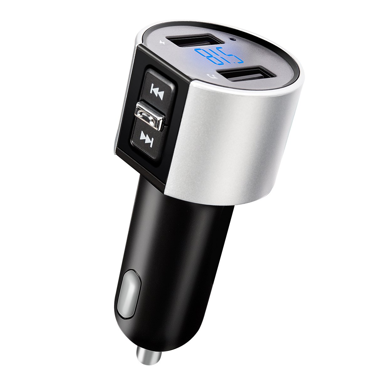 FM transmitter,bluetooth Handsfree Car Kit,Wireless Radio Audio Adapter,Car MP3 Player with Dual USB Port Car Charger