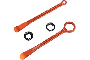 PRO CAKEN 10MM/0.39'' 13MM/0.51'' 22MM/0.87'' 27MM/1.06'' 32MM/1.26''Tire Iron Lever Tool Spoon Motorcycle Tire Change Kit Wr