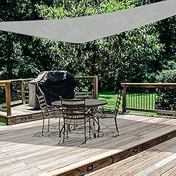 AsterOutdoor Sun Shade Sail Triangle 10' x 10' x