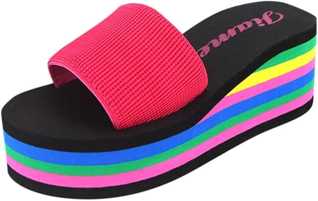 pink store sandals