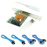 SATA Adapter,4-Port PCI Express 2.0 SATA III 6Gbps