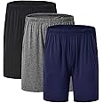JINSHI Mens Sleeping Stretch Boxer Shorts Ultra-Soft Modal Lounge Pajama Bottoms with Pockets