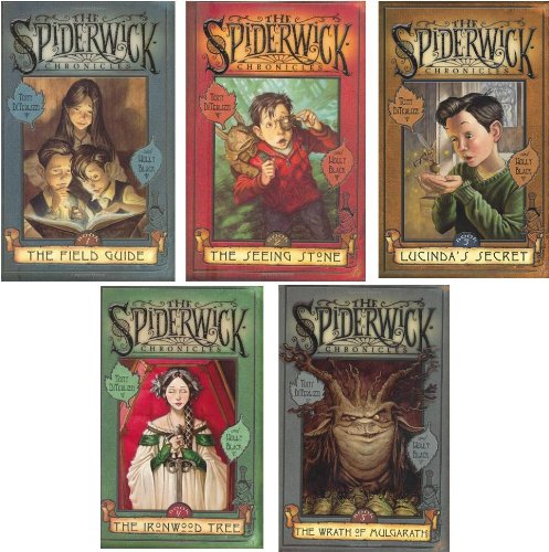 The Spiderwick Chronicles Series #1-5 (The Field Guide~The Seeing Stone~Lucinda's Secret~The Ironwood Tree~The Wrath of Mulgarath)