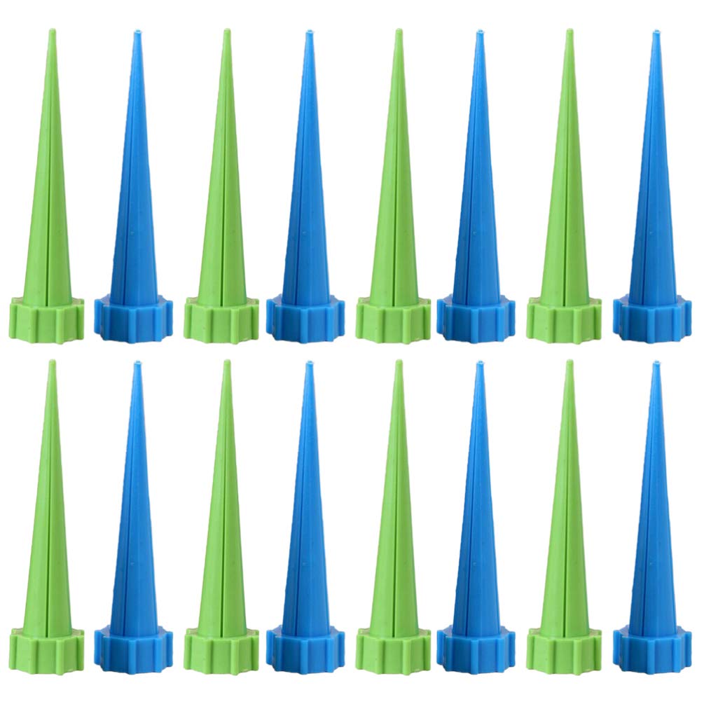 Cabilock 16pcs Plant Watering Devices Automatic Self Watering System for Plants Plant Waterer Stakes Wine Bottles Drip Irrigation for Vacations