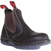 Red Back Boots USBOK Dark Brown Steel Toe Size