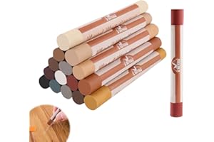 A-HEYIDA Wood Filler Sticks - 16 Colors Wood Repair Wax Crayons, Furniture Scratch Wax Stick Pen for Repairing Scratches, Scuffs, Cracks, and Holes on Wooden Floor, Cabinet, Laminate, Hardwood