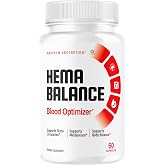 Hema Balance Capsules - Official HemaBalance Pills Advanced Formula Support, Hema Balance Maximum Strength All Natural Ingredients for Overall Health &amp; Wellness, 60 Capsules for 1 Month