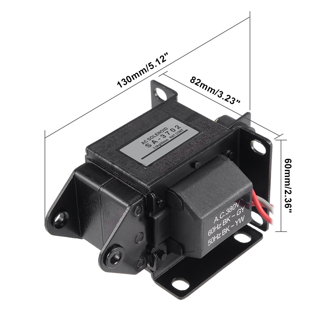 uxcell AC380V SA-3502 Energy Saving AC Tractive Magnet Solenoid Electromagnet
