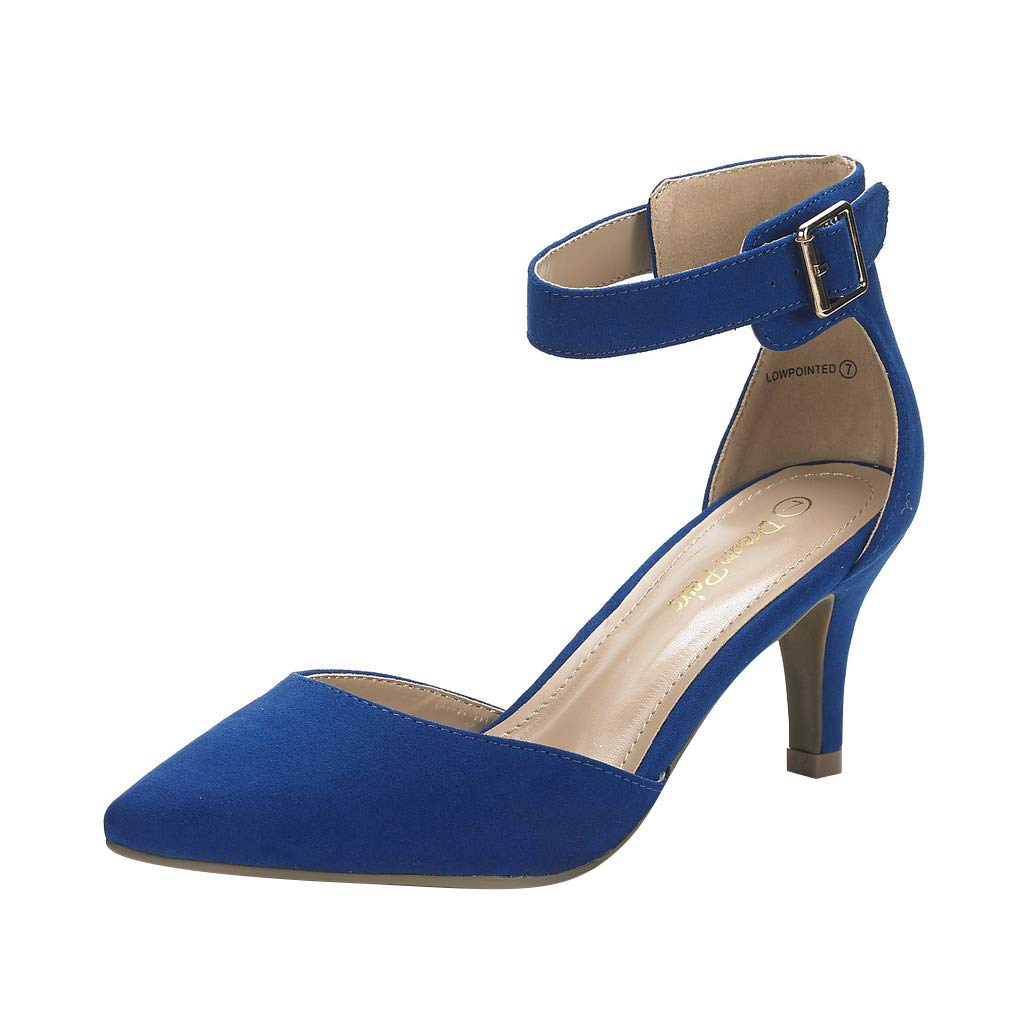 DREAM PAIRS Kitten Heel Low Heel for Women Closed