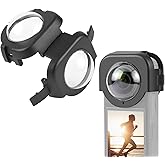 PULUZ Protective Lens Cover for Insta360 X4,Optical Glass Camera Lens Guard for Insta 360 x4 Anti Fog Anti-Drop 98% High Transmission Action Camera Accessories﻿ Lens Cap