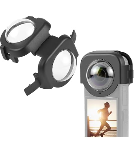 LICHIFIT Objectif De Remplacement Pour Insta360 X3 – Lentille HD Haute Transmission, Facile à Installer