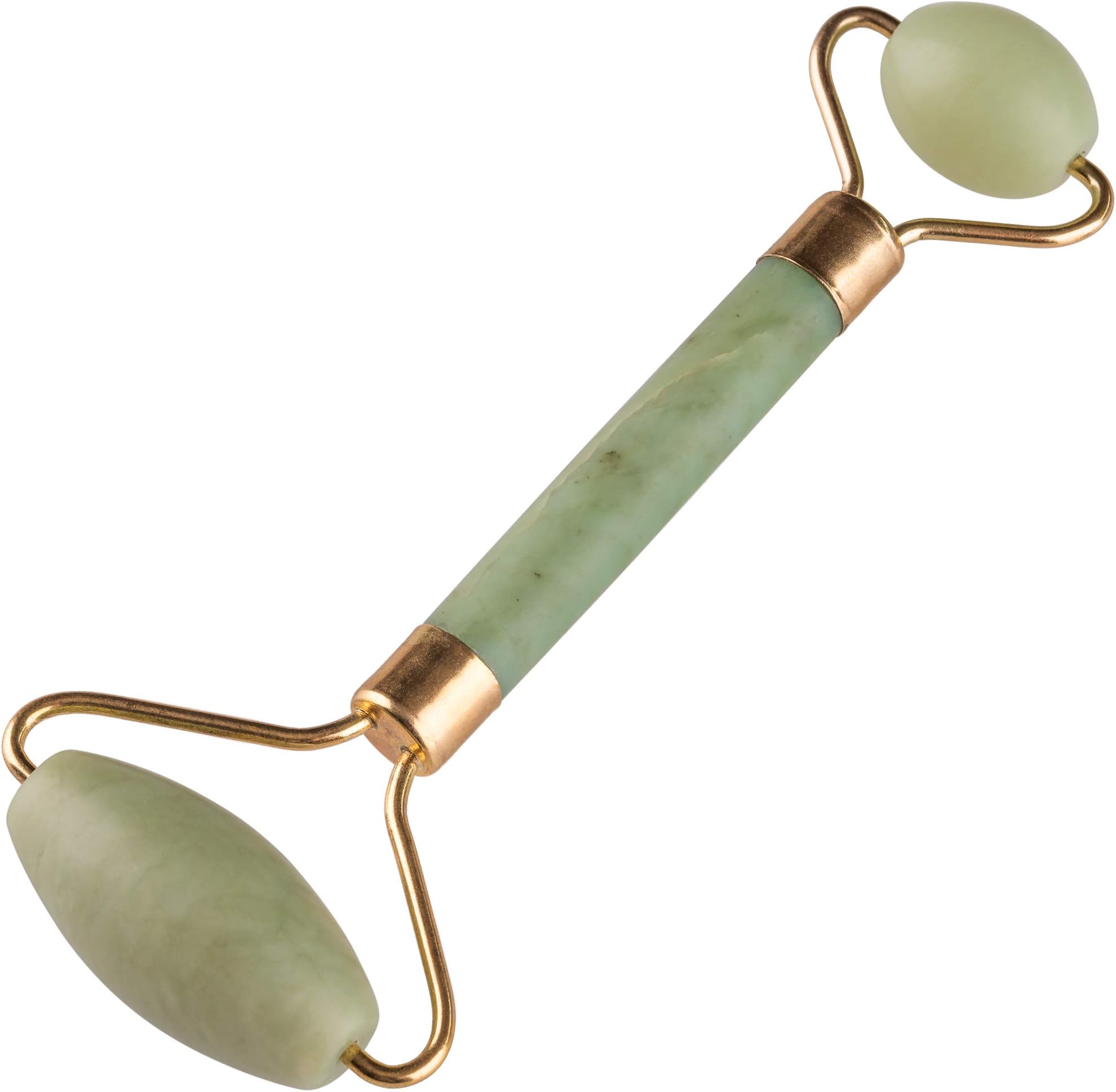 Enchanted's 100% Real Natural Jade Roller for Face, Eye, Neck, Skin, Body Massage and Anti-Aging. Lymphatic Drainage, Wrinkle, Puffiness, Therapy. Comes with Magnetic Case with Our Logo.