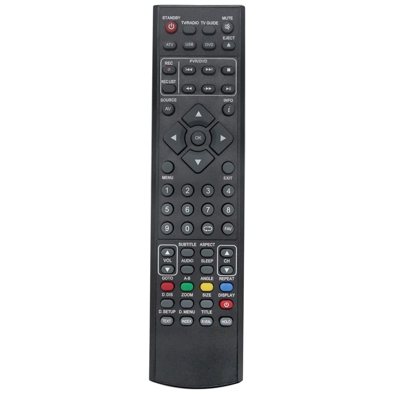 ALLIMITY Remote Control Replace fit for UMC Blaupunkt E-Motion TV 185/194G-GB-TCUP-UK 23/194G-GB-FTCUP-UK U215/98G-GB-FTCUP-UK X32/69G-GB-FTCUP-UK M23/28E-GB-FTCUP-UK M32/74G-GB-TCUP