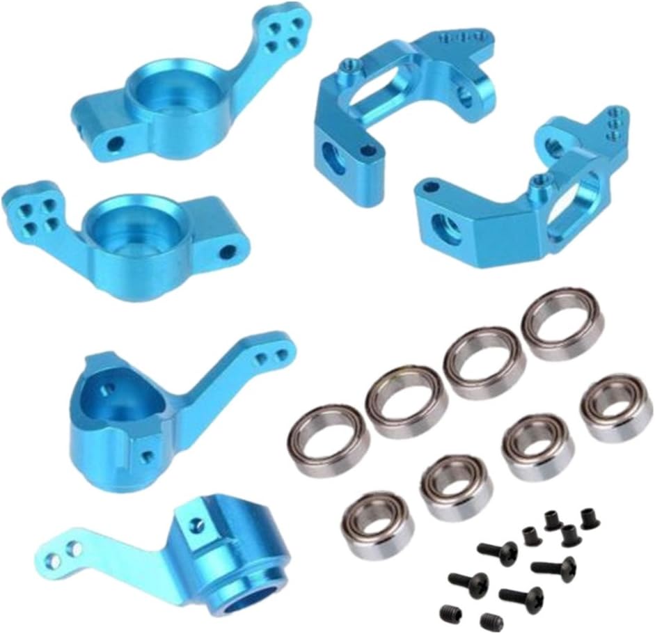 Aluminum Steering Hub Mount Bearing Bolts Screws Bushings 102210 102010 102011 102012 For HSP Redcat RC 1/10 Model Car Upgrade Parts
