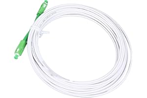 Optical Modem Extension Cable Set Optical Extension Cable Armored Single Mode SC Patch Cable with Flange Connector for FTTH F