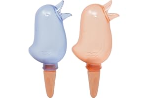 2PCS Self Watering Spikes Automatic Plant Waterer Devices with Bird Design Smart Drip Irrigation Tool for Indoor Potted Plant