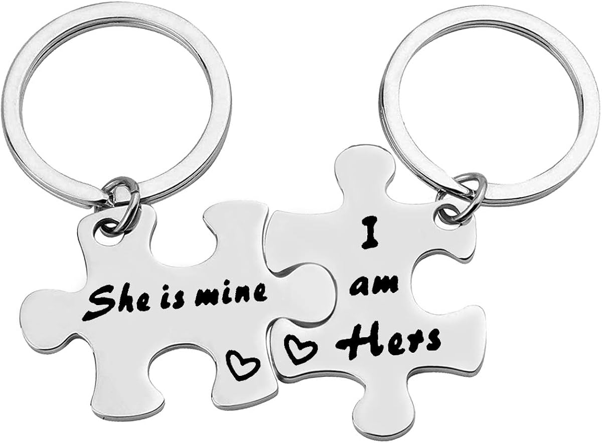 Gay Couple Gifts Jewelry Keychain Lesbian Couple Gift for LGBT Jewelry