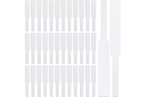 Youdaju 1000 Pcs Perfume Test Strips Fragrance Strips White Perfume Paper Strips Disposable Paper Test Strips Portable Blank 