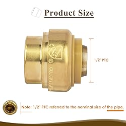 12-Pack 1/2" Push to Connect End Cap for