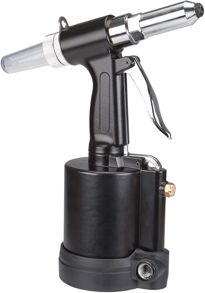 Central Pneumatic 1/4 in. Air Hydraulic Riveter Interchangeable Nosepieces Rivets 1