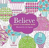 Believe Adult Coloring Book (31 stress-relieving designs) (Studio: Artists' Coloring Books) by 