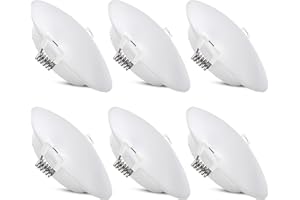 Homdec 4.5Inch LED RV Interior Light Recessed Mount - 6 Packs, 12V RV Puck Light, 4000K Cool White Light, for RV Camper Trailer Motorhome Boat