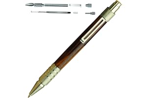 Penn State Industries PKEDCDST DuraClick EDC Click Ballpoint Pen Kit Woodturning Project (1, Stainless Steel)