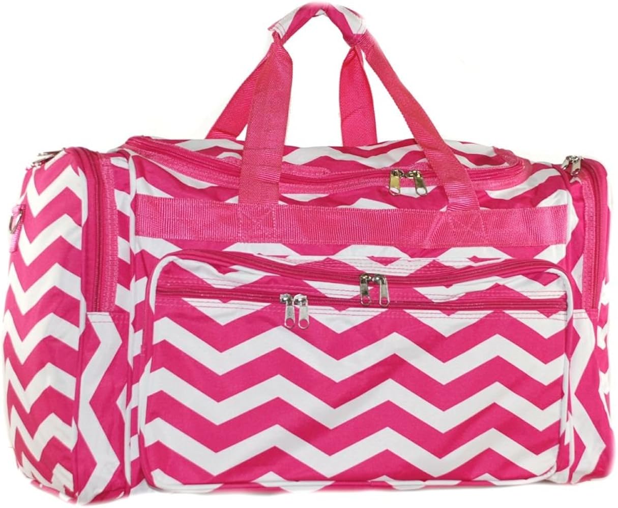 chevron duffle bag