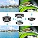 Cell Phone Camera Lens Kit, Vorida HD Camera Lens 0.6X Wide Angle Lens & 15 X Macro Lens & 198 Degree Fisheye & 2X Telephoto Lens & CPL for iPhone X/8/7 Plus/7/6s Plus/ 6s/ Samsung,ect