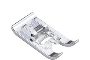 TISEKER Monogramming Presser Foot (N) Satin Stitch Foot for Brother, Babylock, Singer, Simplicity and More Sewing Machine