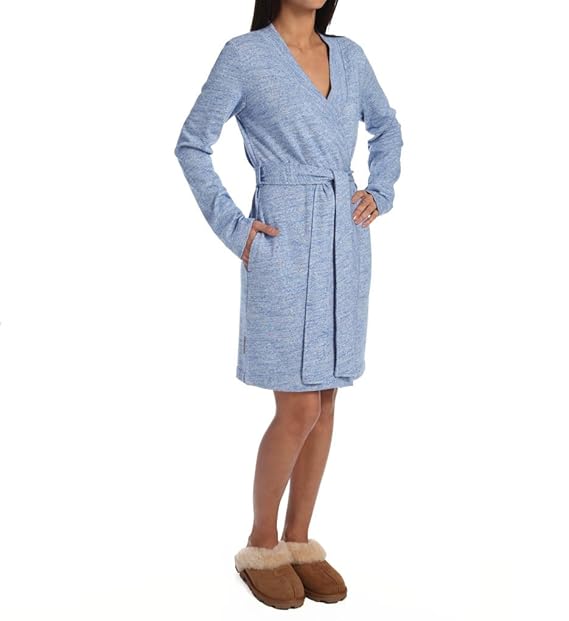 UGG Australia Women's Smooth Blue Marled Robe, XS at Amazon Women’s