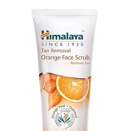 orange scrub face wash