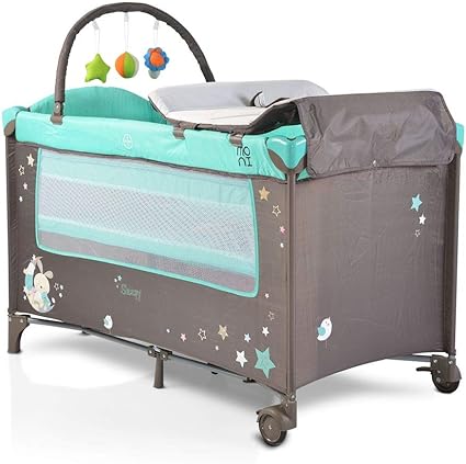 Lit Parapluie Bebe Lit Pliant Lit De Voyage Sleepy Bleu Amazon Fr Bebes Puericulture