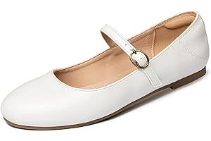 Rekayla Mary Jane Flats Shoes Women Dressy Comfortable Round Toe Slip on Ballet Flat