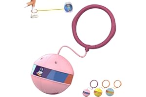 Ankle Skip Ball LED Light Up, Glowing Skipping Rope, Kids Teens Adults Training Jump Toy, Outdoor Fitness Exercise Fun for Ba