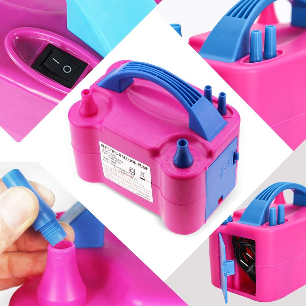 Growsun Balloons Pump Kit Electric Balloon Air Pump Blower Inflator for Party with Extra Accessories: Toys & Games
