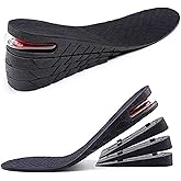 Height Increase Insoles Air Taller Cushion Shoes Insoles 4-Layer Heel Insert for Men