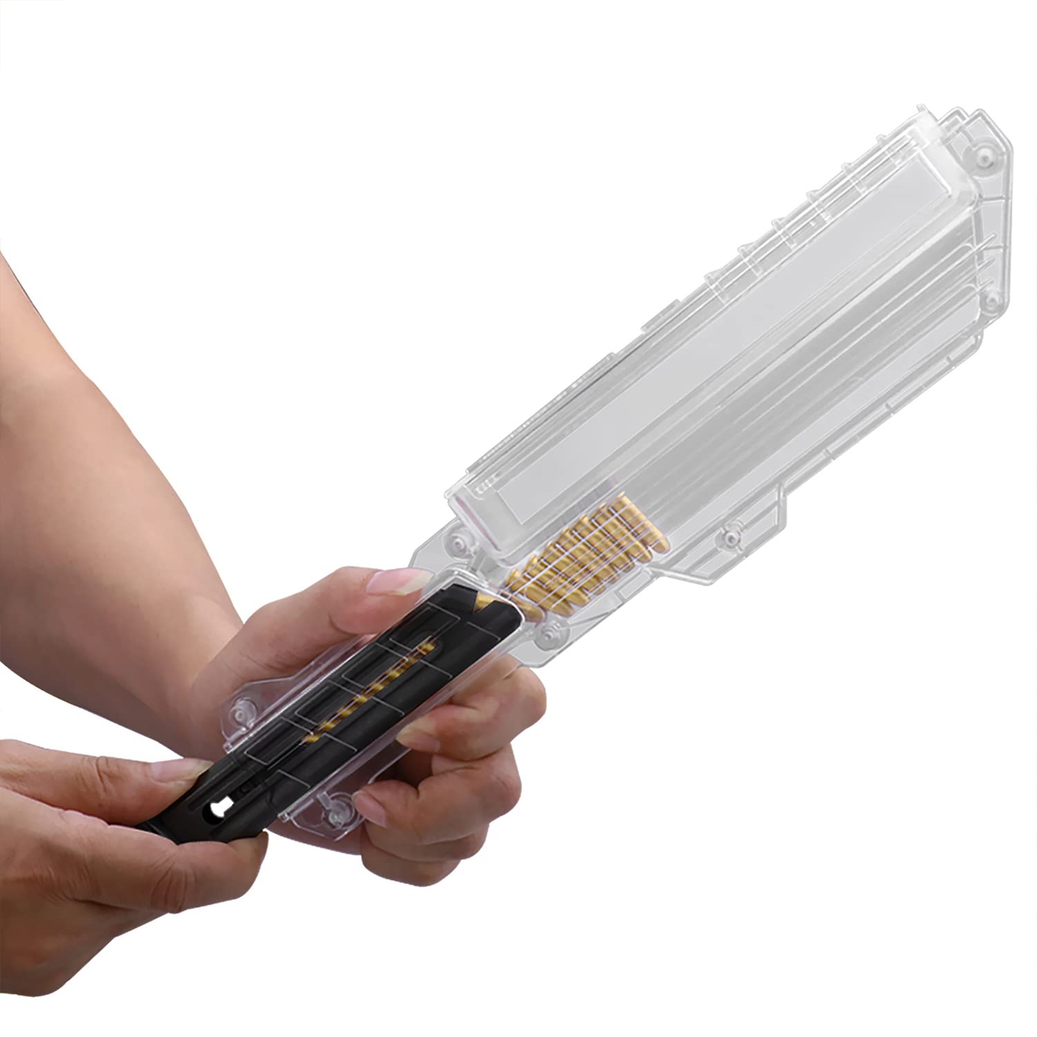 Photo 1 of Ludex .22 Magazine Speed Loader for Ruger Mark II/III/IV/Hunter and 22/45,Browning Buckmark,Colt Woodsman and Stoeger Luger-Transparent