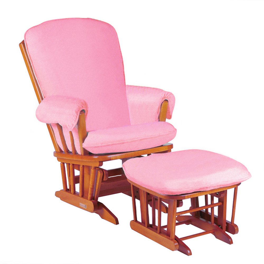 pink glider chair