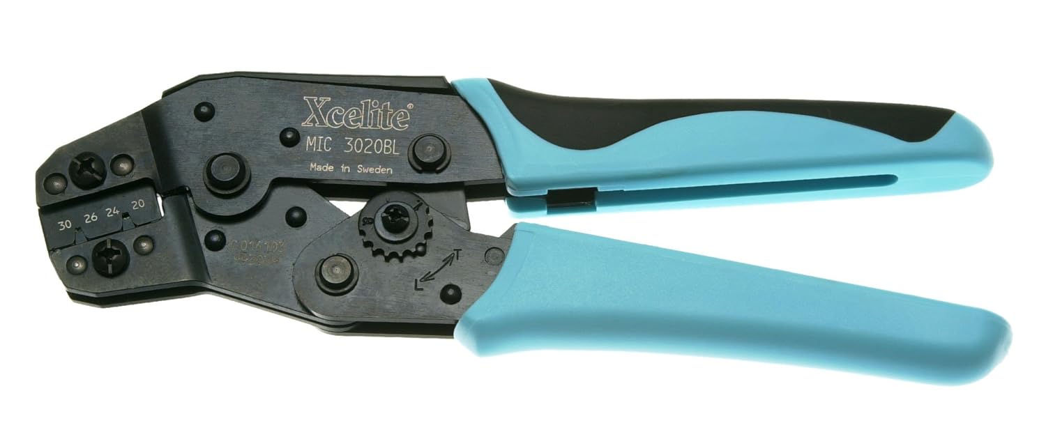 Xcelite MIC3020BL Mini Crimper for Open Barrel and Dsubminiature