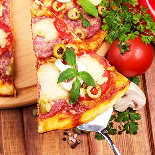Pack of 6 Stainless Steel Pizza Pie Cake Server Pie Cake Serving Set, Pie Cake Pizza Shovel Cutter (silver)
