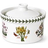Portmeirion Botanic Garden Individual Casserole Dish 18 Oz | Earthenware with Assorted Floral Motif for Casseroles, Gratins &amp; Roasted Dishes, Microwave, Oven, Freezer &amp; Dishwasher Safe